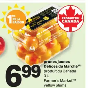 L'Intermarché PRUNES JAUNES, 3L offer