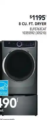 RONA 8 CU. FT. DRYER offer