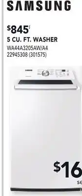 RONA 5 CU. FT. WASHER offer