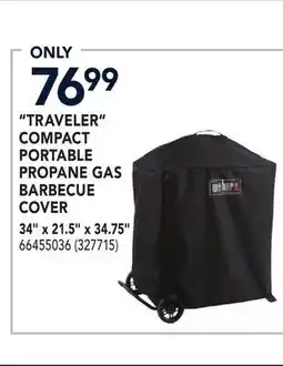 RONA TRAVELER COMPACT PORTABLE PROPANE GAS BARBECUE COVER offer
