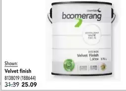 RONA BOOMERANG pre-mixed interior paint Velvet finish offer