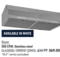 RONA BROAN NUTONE 350 CFM. Stainless steel offer