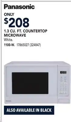 RONA PANASONIC 1.3 CU. FT. COUNTERTOP MICROWAVE offer