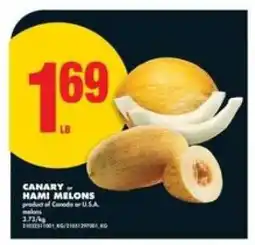No Frills CANARY HAMI MELONS offer