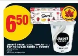 No Frills LIBERTÉ GREEK / YOPLAIT offer