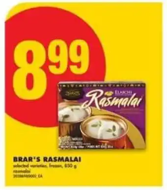 No Frills Brar's Rasmalai offer