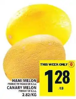 Food Basics Hami Melon / Canary Melon offer