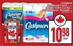 Food Basics Cashmere, Sponge Towels, Scotties offer