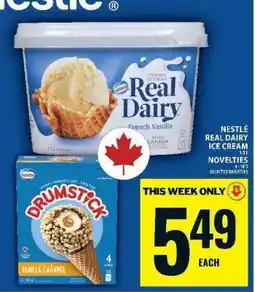 Food Basics Nestlé Real Dairy Ice Cream & Drumstick Novelties offer