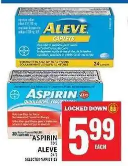 Food Basics Aleve Caplets offer
