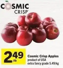 IGA Cosmic crisp apples offer