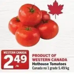IGA Hothouse tomatoes offer