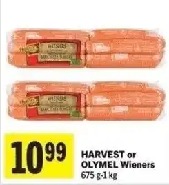 IGA Harvest or olymel wieners offer