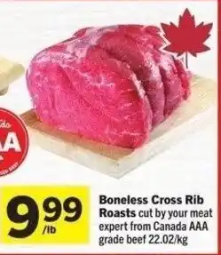 IGA Boneless cross rib roasts offer