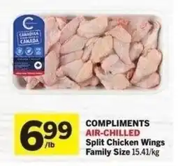 IGA Compliments air-chilled split chicken wings family size offer