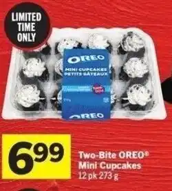 IGA Two-bite oreo mini cupcakes offer