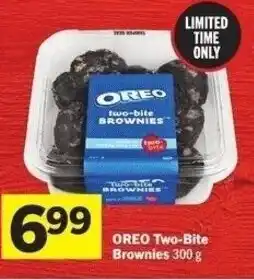 IGA Oreo two bite brownies offer