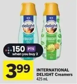 IGA International delight creamers offer