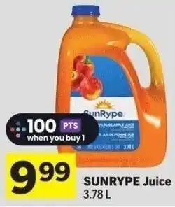 IGA Sunrype juice offer