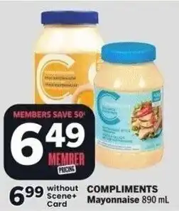 IGA Compliments mayonnaise offer