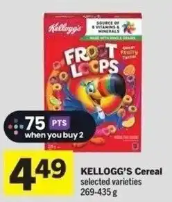 IGA Kellogg's cereal offer