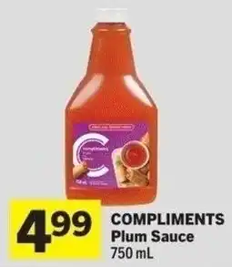 IGA Compliments plum sauce offer