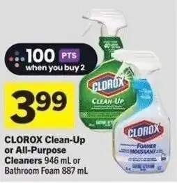 IGA Clorox clean-up or all-purpose cleaners offer