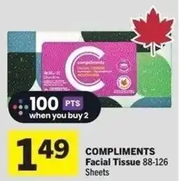 IGA Compliments facial tissue offer