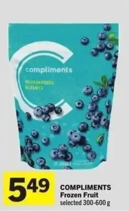 IGA Compliments frozen fruit offer