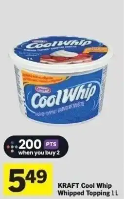 IGA Kraft cool whip whipped topping offer