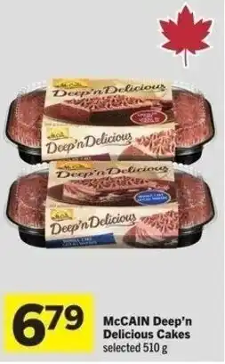 IGA McCAIN Deep'n Delicious Cakes offer