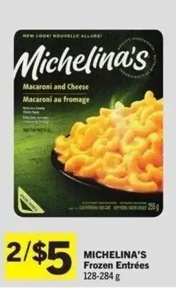 IGA Michelina's frozen entrées offer