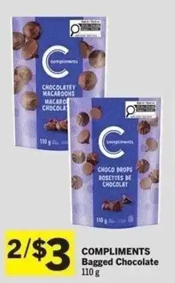 IGA Compliments bagged chocolate offer