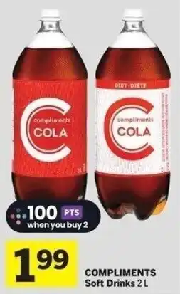 IGA Compliments soft drinks offer
