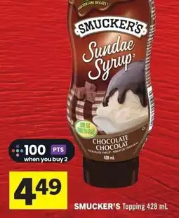 IGA Smucker's topping offer