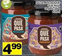 Supermarché PA SALSA BIOLOGIQUE QUE PASA |Organic Salsa offer