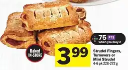 IGA Strudel fingers, turnovers or mini strudel offer