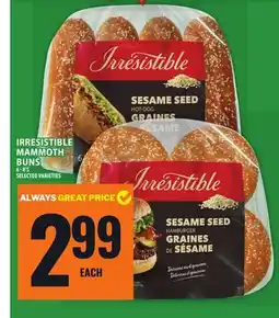 Food Basics IRRESISTIBLE MAMMOTH BUNS offer