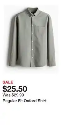 H&M Regular Fit Oxford Shirt offer