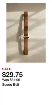 H&M Suede Belt offer