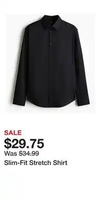 H&M Slim-Fit Stretch Shirt offer