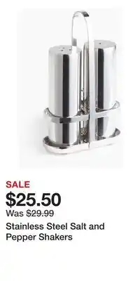 H&M Stainless Steel Salt and Pepper Shakers offer