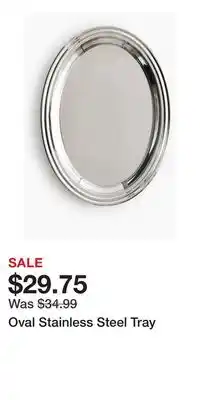 H&M Oval Stainless Steel Tray offer
