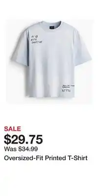 H&M Oversized-Fit Printed T-Shirt offer