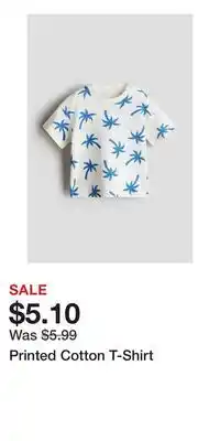 H&M Printed Cotton T-Shirt offer