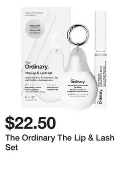 Sephora The Ordinary The Lip & Lash Set offer