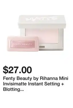 Sephora Fenty Beauty by Rihanna Mini Invisimatte Instant Setting + Blotting Powder offer