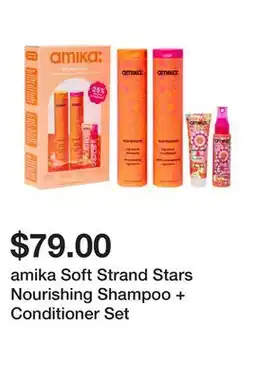 Sephora amika Soft Strand Stars Nourishing Shampoo + Conditioner Set offer