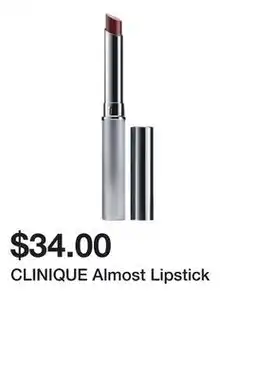 Sephora CLINIQUE Almost Lipstick offer