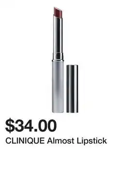 Sephora CLINIQUE Almost Lipstick offer